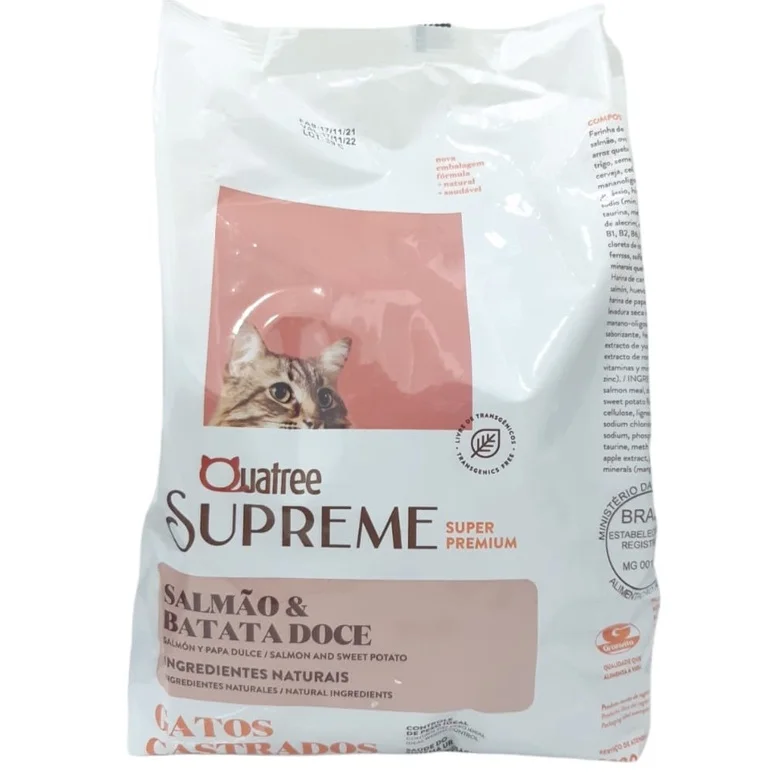 QUATREE SUPREME ADULTO GATOS CAST SALMAO 10,1KG