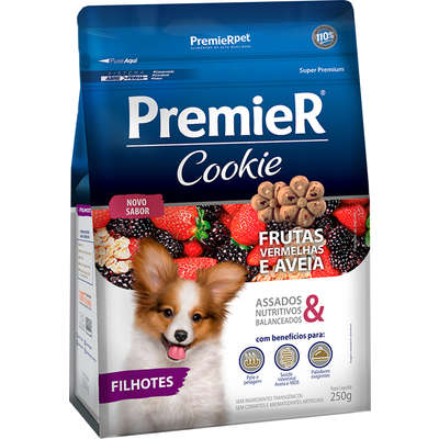 COOKIE PREMIER FILHOTE FRUT VERM 250G